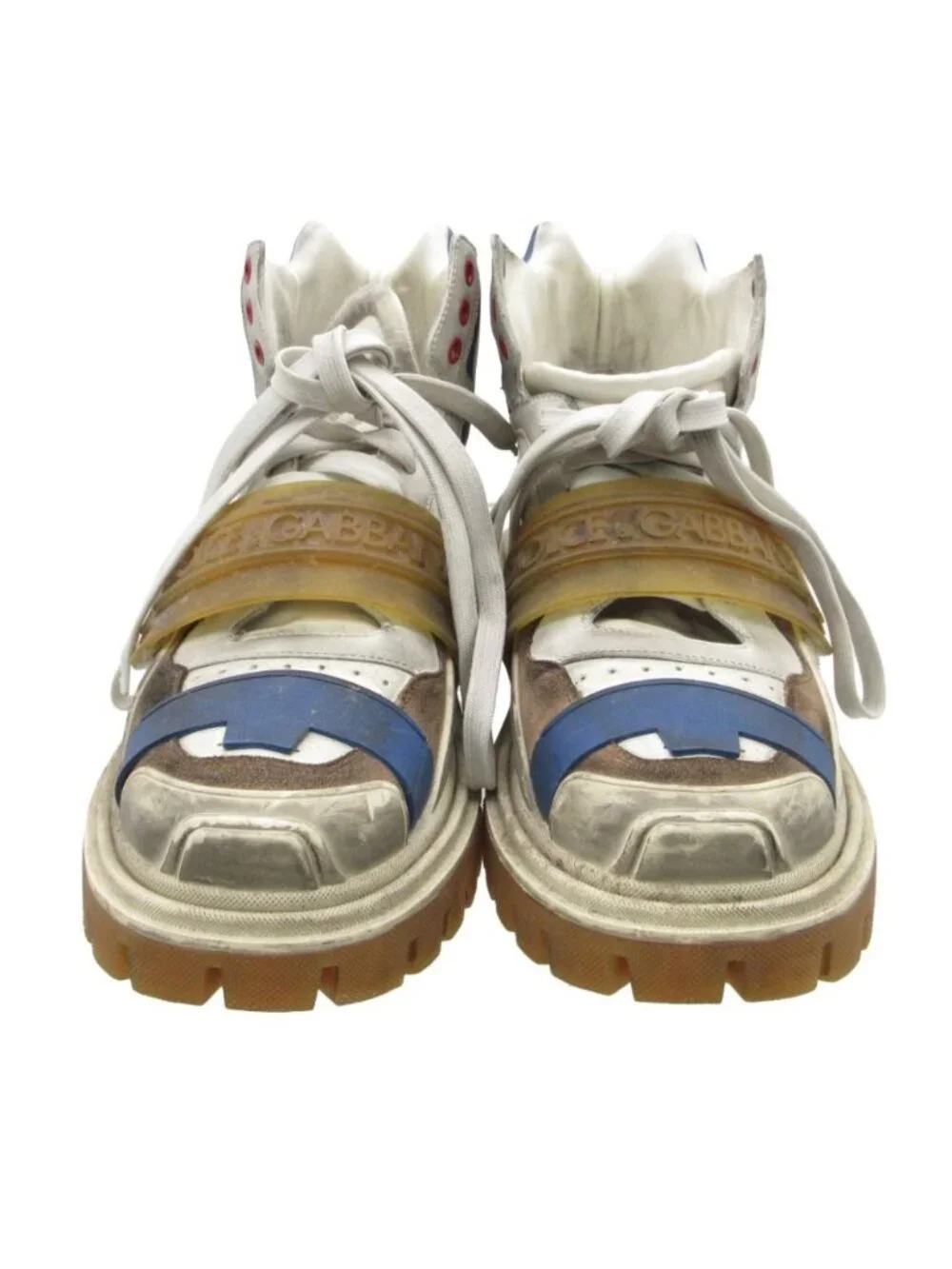 Dolce & Gabbana Sneakers Tracking Shoes Hiking Boots White 7